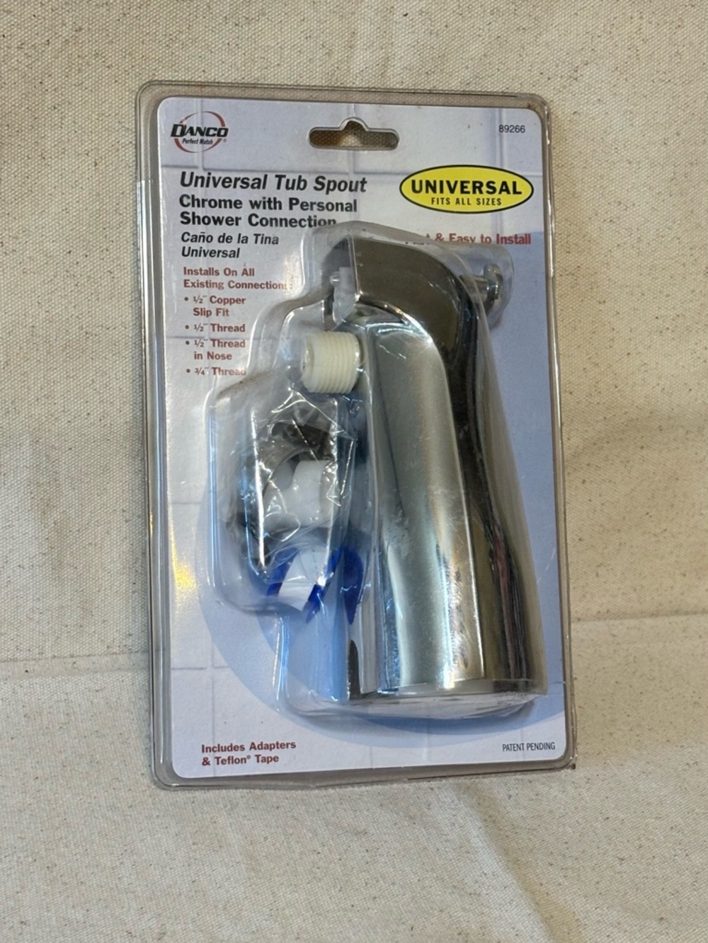 Danco Universal Chrome Tub Spout with Personal Shower Connection - Chrome